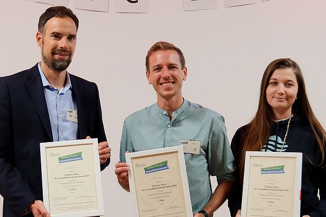 Das Start-up Skinuvita hat den Wittener Preis für Gesundheitsvisionäre der Universität Witten/Herdecke gewonnen (Foto: Marie Stöhler)