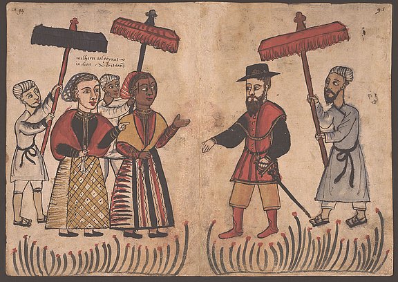Codice Casanatense Portuguese Nobleman and Christian Indian (Foto: Unknown author)