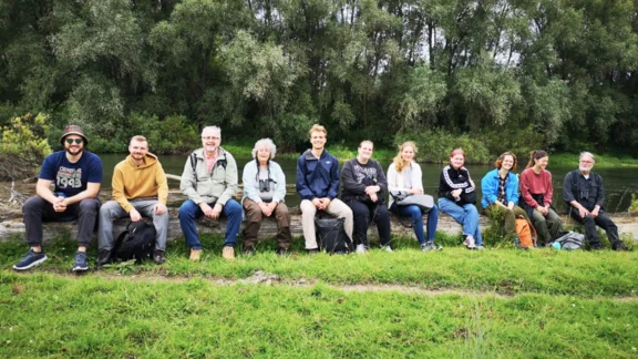 Gruppenfoto der Exkursionsteilnehmer:innen