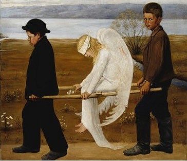 Hugo Simberg: Der verletzte Engel (Finnland 1903)