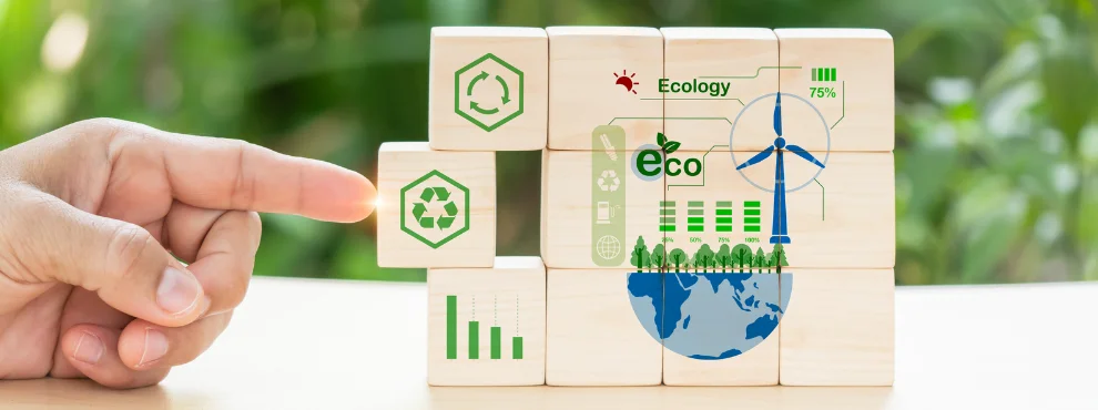 Symbolbild für die Zusammenarbeit im Bereich Nachhaltigkeit. 