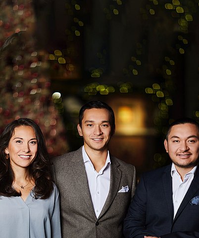 Aska, Takuma und Kenta Wohlfahrt (Foto: Gerd Bayer) Gruppenfoto von Aska, Takuma und Kenta Wohlfahrt