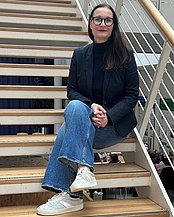 Claudia Katharina Weirich (photo: UW/H) Portrait photo of Claudia Katharina Weirich