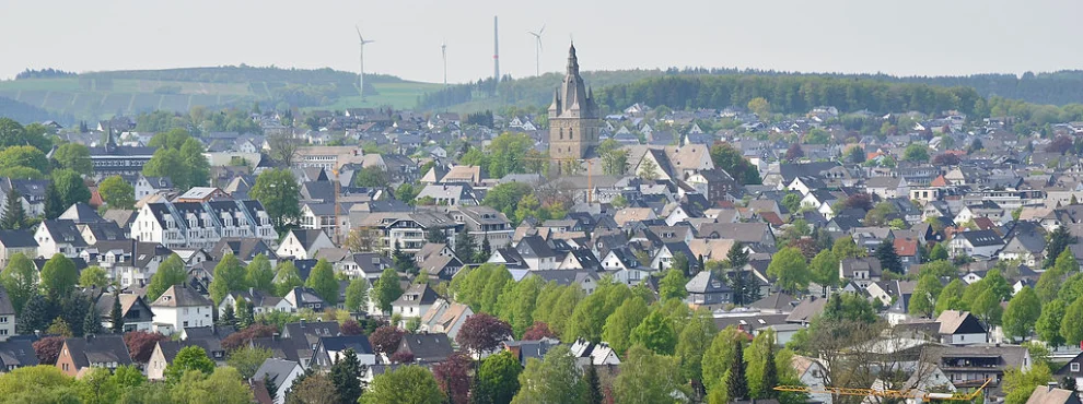 Aerial view of Brilon