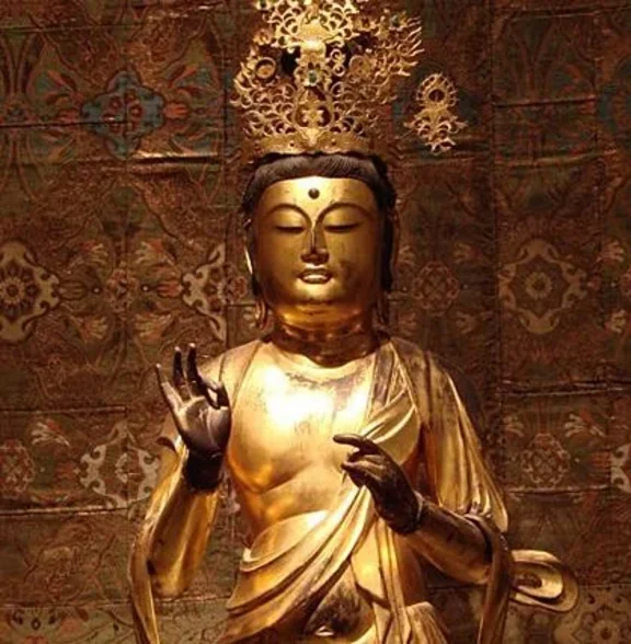 Picture of a golden statue