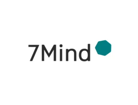 Logo 7Mind (Grafik: 7Mind) Schwarz-grünes Firmenlogo