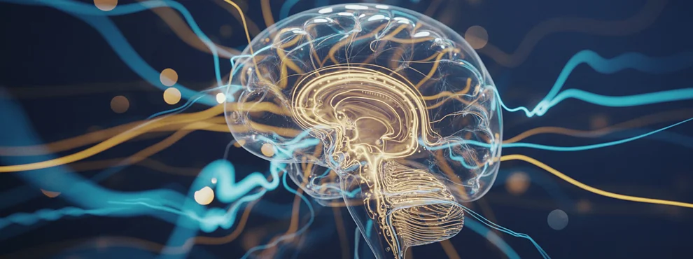 You can see a brain.