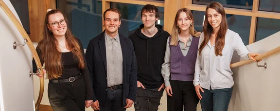 Teamfoto der Juniorprofessur für spezifische Tätigkeitsfelder der klinischen Psychologie