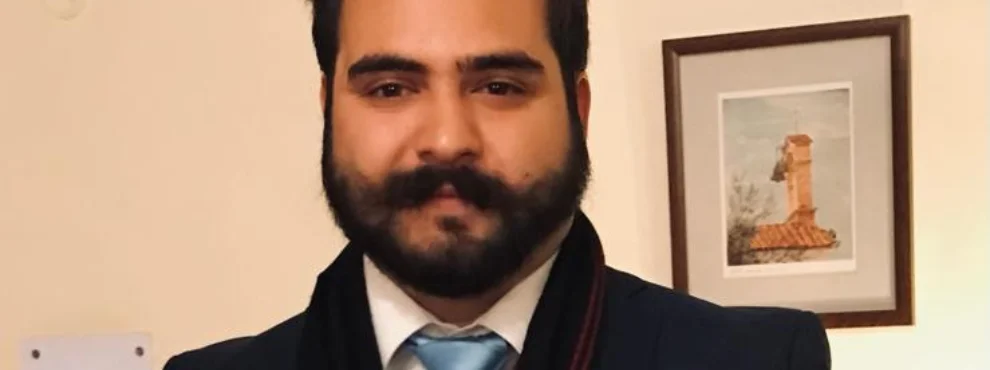 Porträt von Feroze Menon