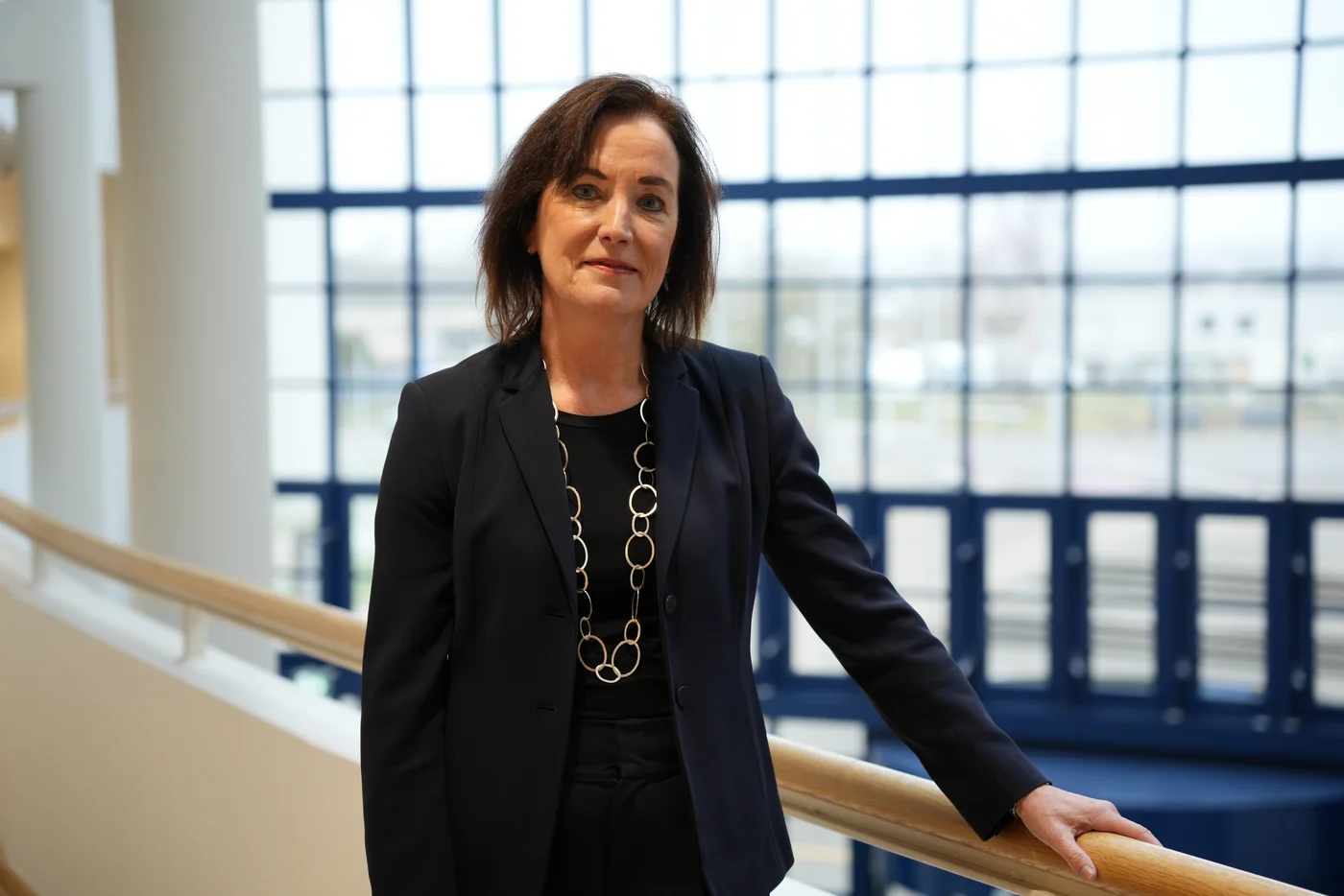 Portrait photo of Sonja Leidemann at the University of Witten/Herdecke