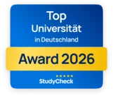 Siegel mit Schriftzug StudyCheck Category Award 2025