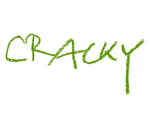 Logo Cracky (Grafik: Cracky) Grünes Cracky-Logo auf weißem Grund.