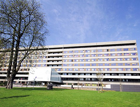 Exterior view of the Evangelical Hospital Witten