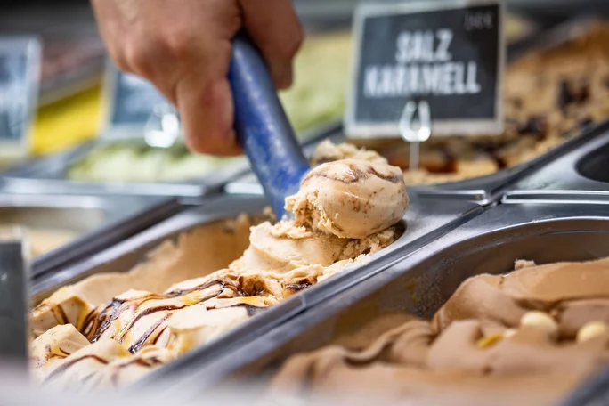 I am love (Photo: I am Love by Martin Steffen) Ice cream spoon with ice cream