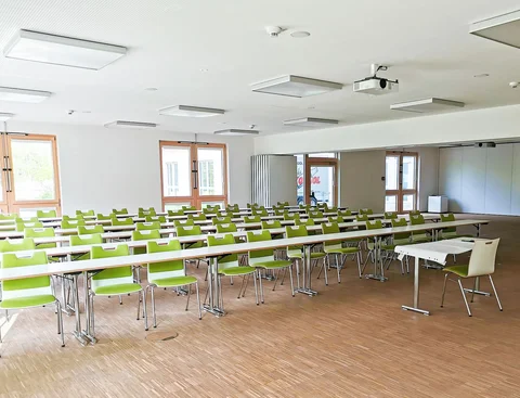 Seminar room NB-U.031a (Photo: UW/H) Picture of a seminar room