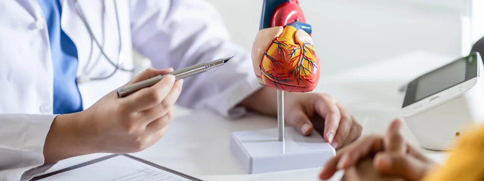 Symbolic image of a heart attack