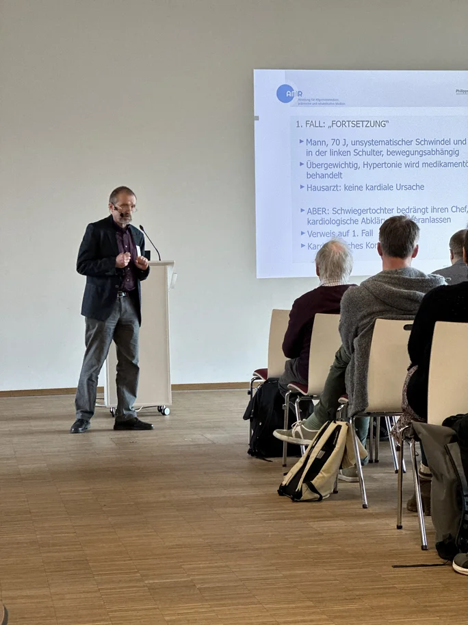 Norbert Donner-Banzhoff Vortragssituation