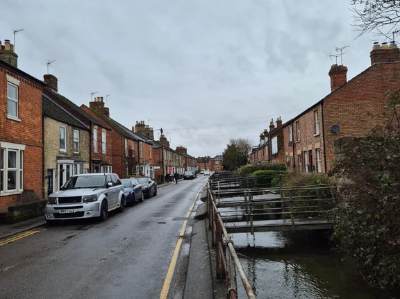 A view of a British housing estate.