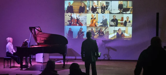 Das Uni-Orchester gibt ein virtuelles Konzert