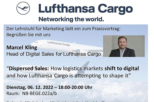 Dispersed Sales - Vortrag M.Kling, Lufthansa Cargo, für Lehrstuhl Marketing