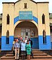 The team in front of Zomba Central Hospital (Photo: Megumi Nagase) The team in front of Zomba Central Hospital.
