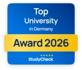 The StudyCheck Award is one of the largest university rankings in Germany and annually honours the best university. In recent years, Witten/Herdecke University has occupied one of the top 2 places among universities with fewer than 5,000 students.