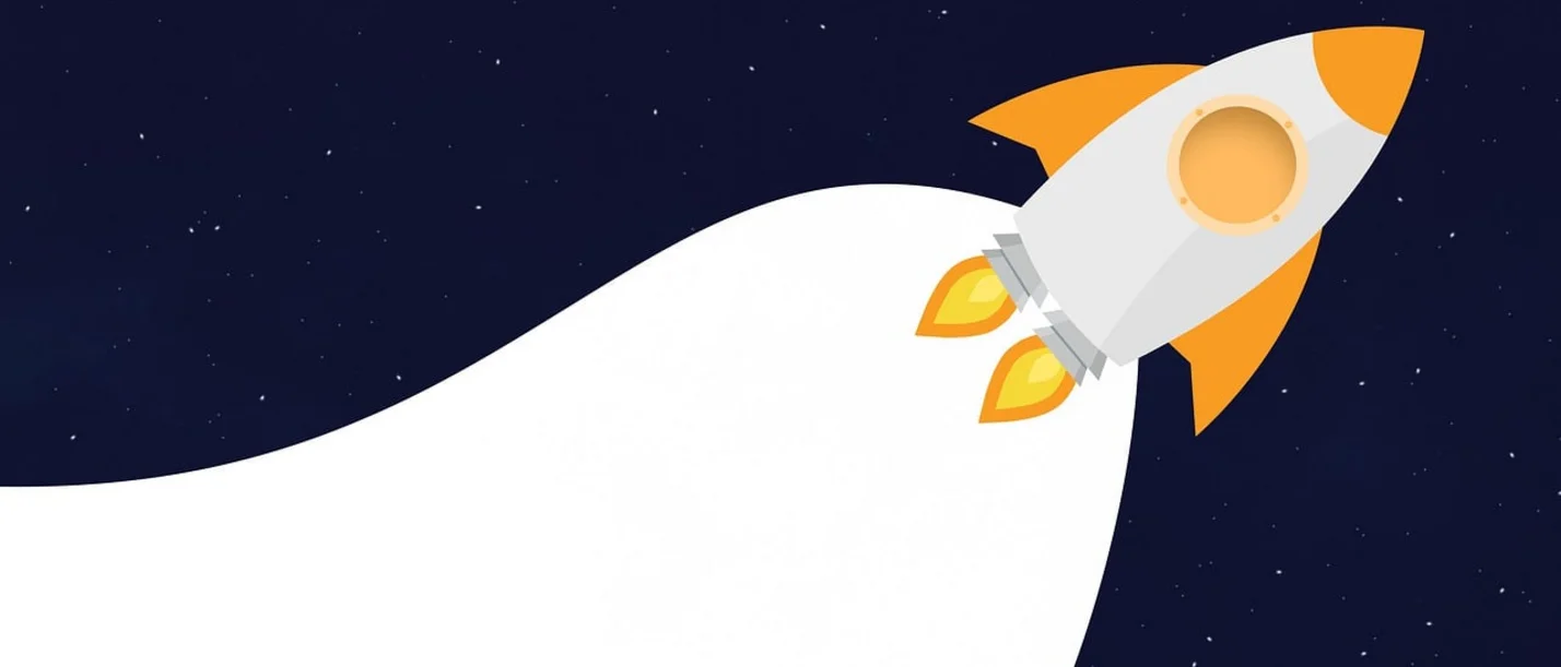 Beim UW/H-Hackathon kannst du Lösungen für echte Probleme entwickeln (Foto: Pixabay I Can Karakaya) Grafik einer Rakete im Weltall.