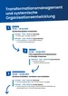 Verlaufsübersicht Transformationsmanagement und systemische Organisationsentwicklung