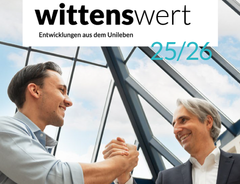 wittenswert für Freunde und Förder:innen der UW/H (Foto: UW/H) Titel der wittenswert 2025/2026