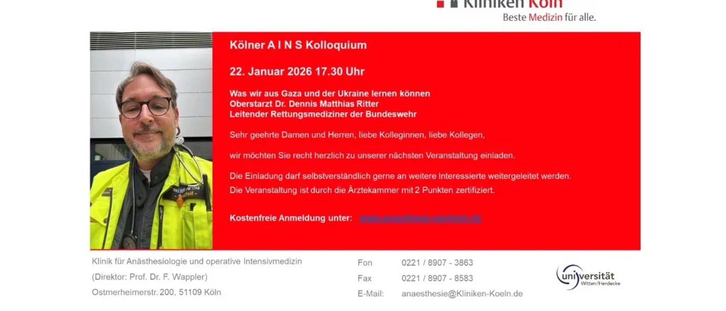 Porträt des Refernten Dr. Dennis Ritter