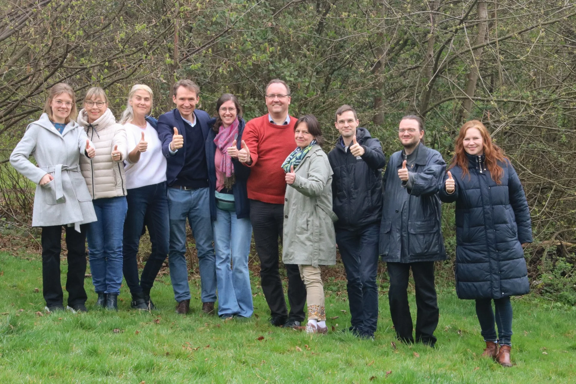 GKLS-Team auf der Wiese