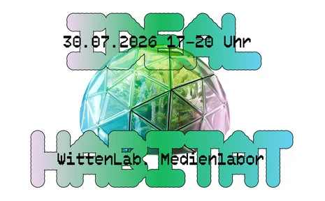 WittenLab. Medienlabor: Eröffnung und Ausstellung (Grafik: Darius Tödtmann) Grafik zur Ideal Habit - Ausstellung