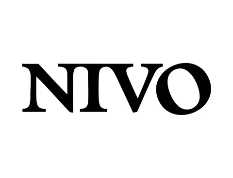 Logo Nivo (Grafik: Nivo) Schwarzes Nivo-Logo auf weißem Grund.