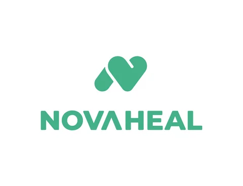 Logo der Novaheal GmbH (Grafik: Novaheal) Grünes Logo der Novaheal GmbH.