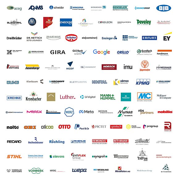 Übersicht unserer Praxispartner Logosammlung