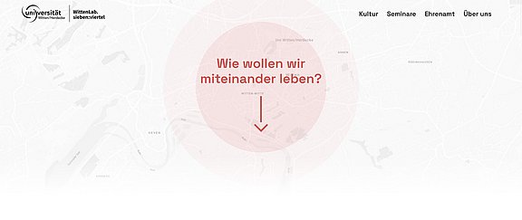 Screenshot von der Seite www.sieben-viertel.de