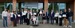 Representatives from pioneering digital patient care organisations in North Rhine-Westphalia met at a networking event at Witten/Herdecke University. (Photo: UW/H) Group photo from the ATLAS network meeting in front of the entrance to the wooden building at Witten/Herdecke University.
