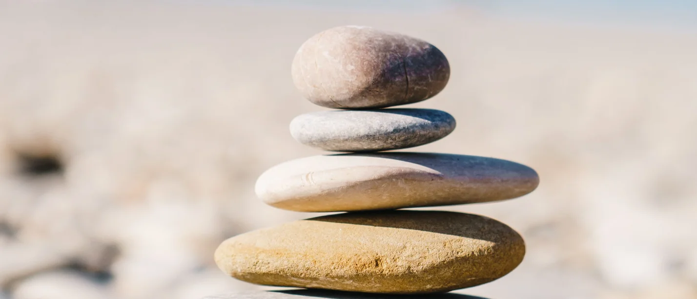 Mindfulness-based cognitive therapy to promote emotional wellbeing following a spontaneous coronary artery dissection (Photo: pexels | Pauline Raw) Stones stacked on top of one another