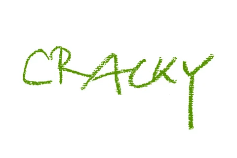 Logo Cracky (Graphic: Cracky) Green cracky logo on a white background.