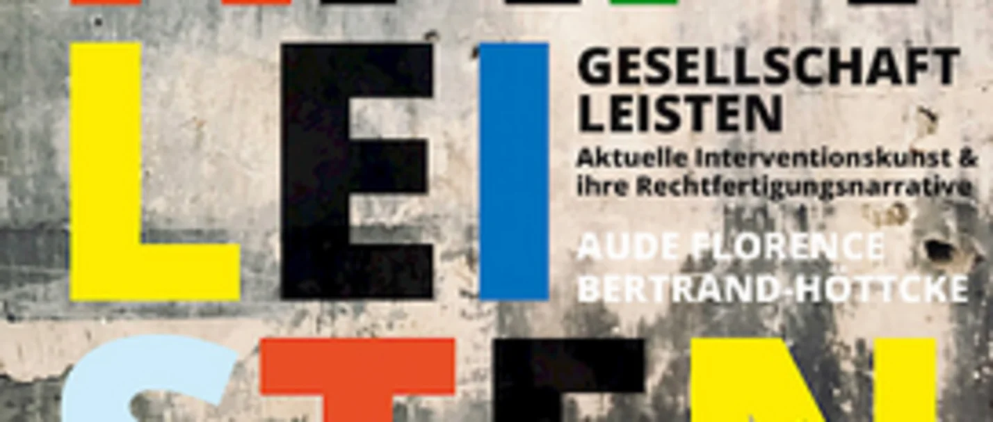 KULTURZEIT – Book launch: ‘Gesellschaft leisten. Contemporary Intervention Art and its Justificatory Narratives’ (Photo: Aude Bertrand-Höttcke) Book cover: Keeping Company: Contemporary Intervention Art and its Justificatory Narratives