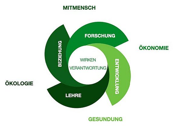 Leitbild des Lehrstuhls Grafische Darstellung des Leitbilds des Lehrstuhls