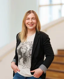 Rabea Dietz (Photo: UW/H | Volker Wiciok) Portrait of a woman