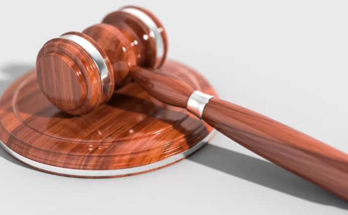 The judge’s gavel as a symbolic image