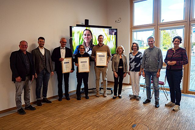 Die Preisträger:innen sowie das Orga-Team des Tags der Lehre (Foto: UW/H) 