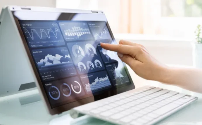 Tablet mit Gesundheitsdaten
