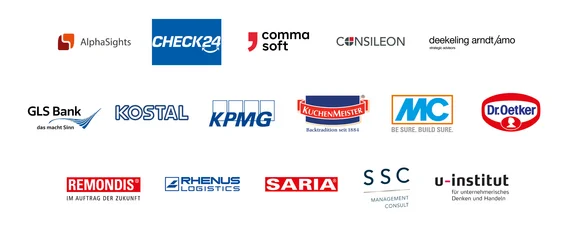 Übersicht von Firmenlogos