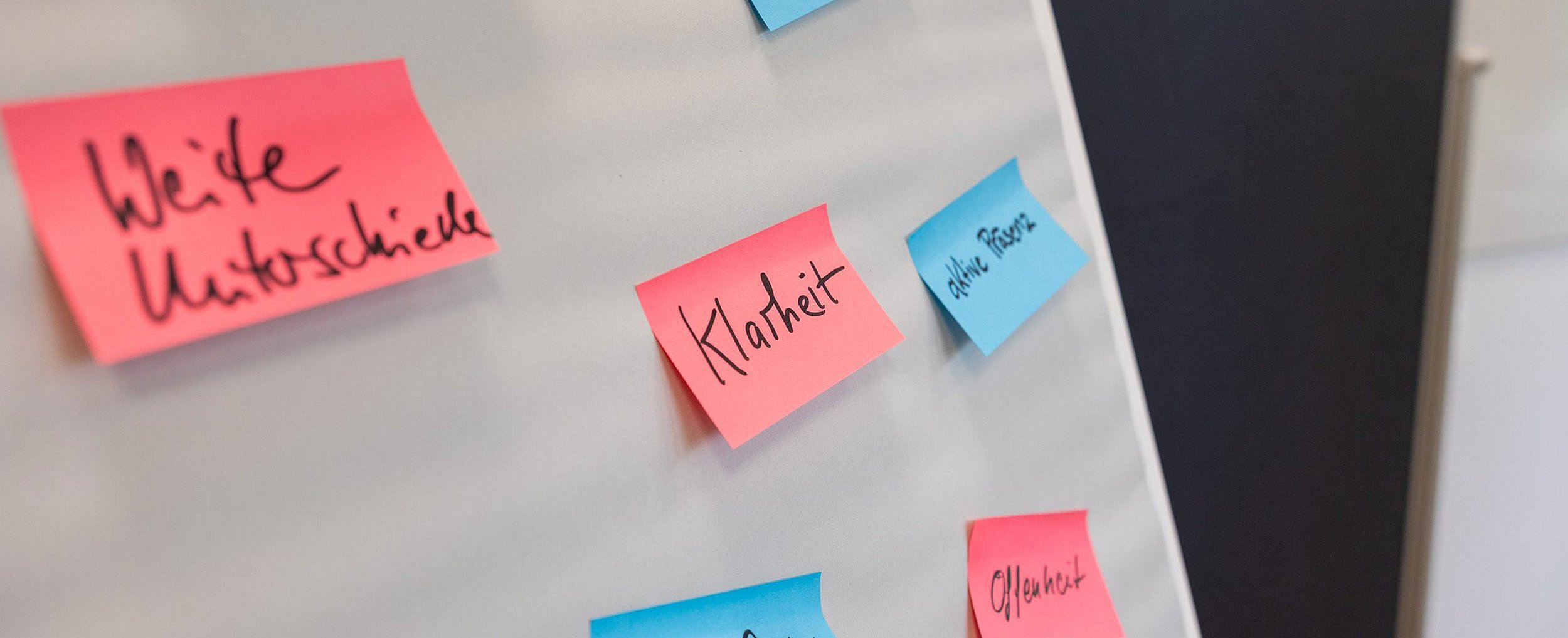 1. Kongress zur Systemischen Aufstellungsarbeit (Foto: UW/H) Flipchart mit Beiträgen des Teilnehmer beim 1. Kongress zur Systemischen Aufstellungsarbeit