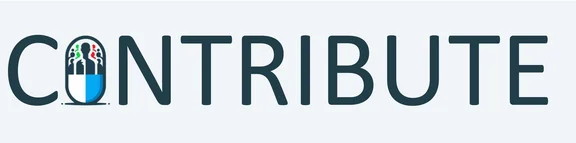 Logo mit Schriftzug CONTRIBUTE