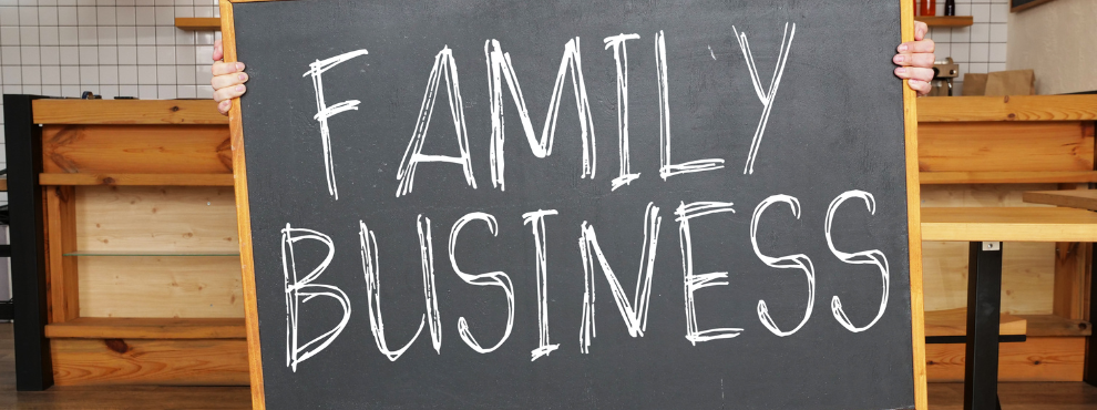 You can see a sign that says “Family Business.”