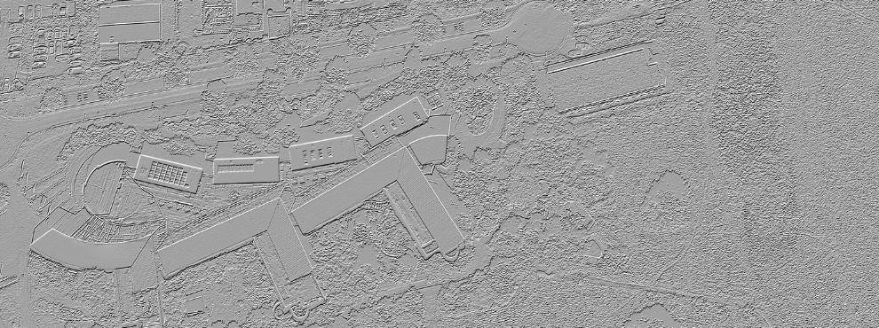 Satellitenaufnahme vom Campus der Uni Witten/Herdecke.